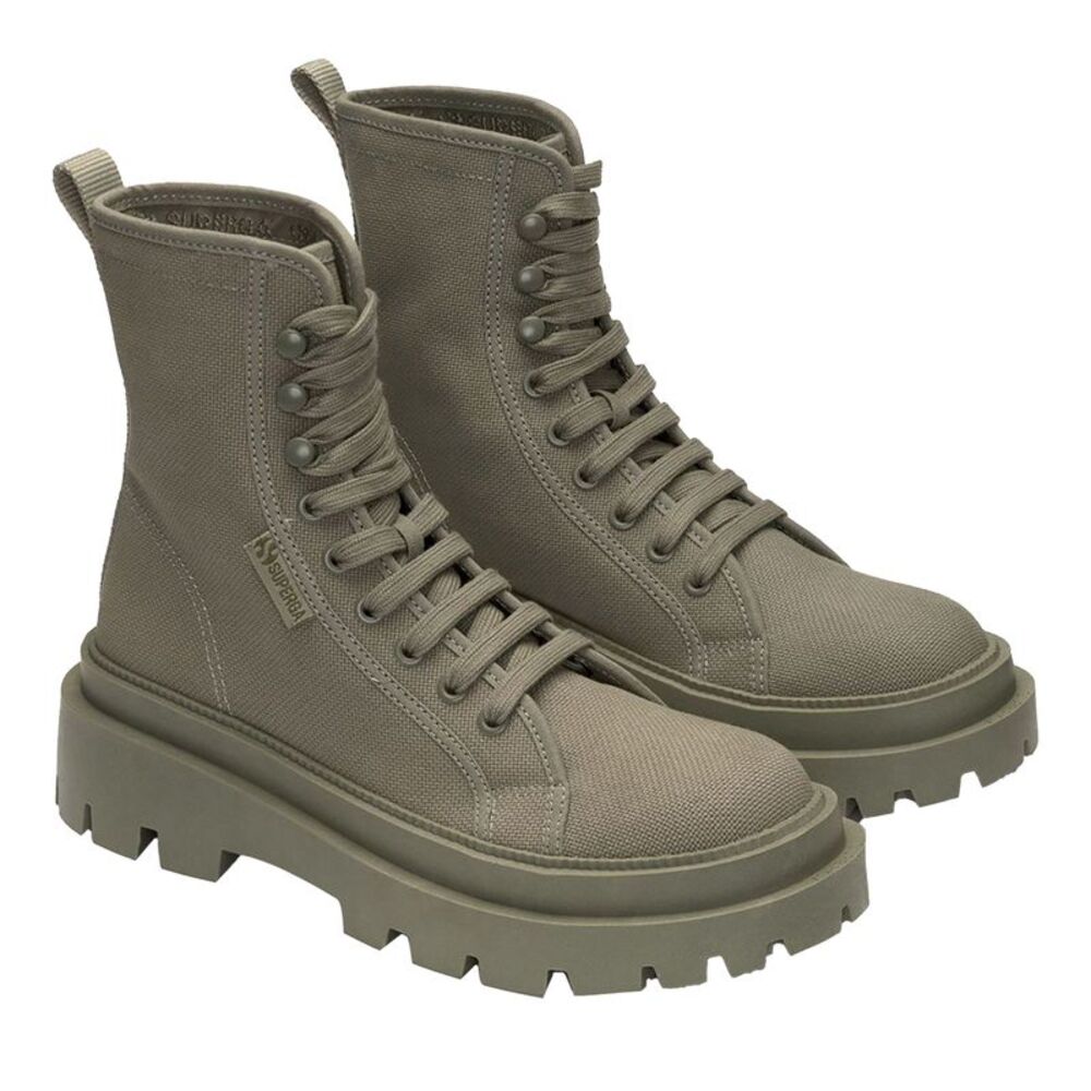 Superga Womens/Ladies 3051 Alpina Apex Shoes / Total Green Safari
